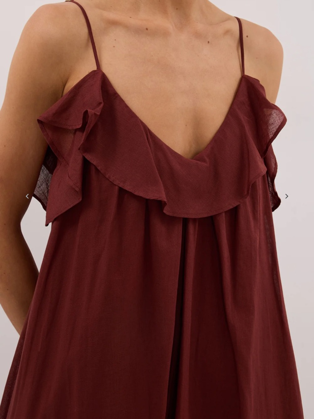 DISSH Capri Sahara Linen Blend Maxi Dress - Picture 3 of 6
